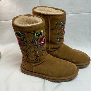 Brand New Flowerly Ugg Boots